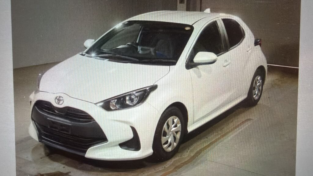 2023 Toyota Yaris for Sale in Guyana – pearl white – Ref 14002