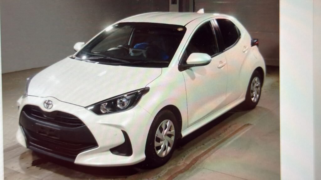 2023 Toyota Yaris for Sale in Guyana – pearl white – Ref 14021