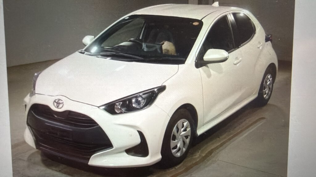 2023 Toyota Yaris for Sale in Guyana – pearl white – Ref 14034