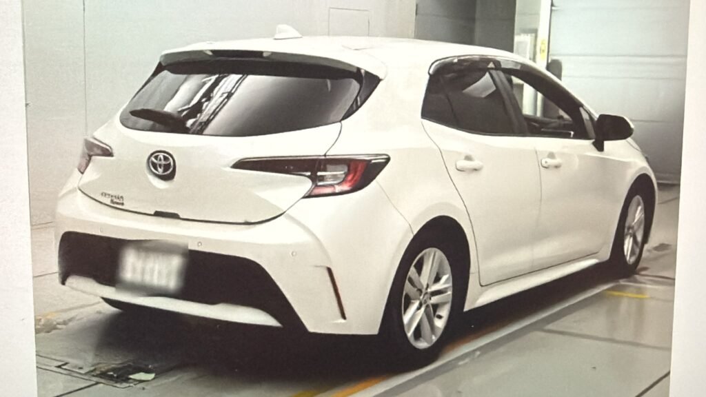2019 Toyota Corolla for Sale in Guyana – pearl white – Ref 14131