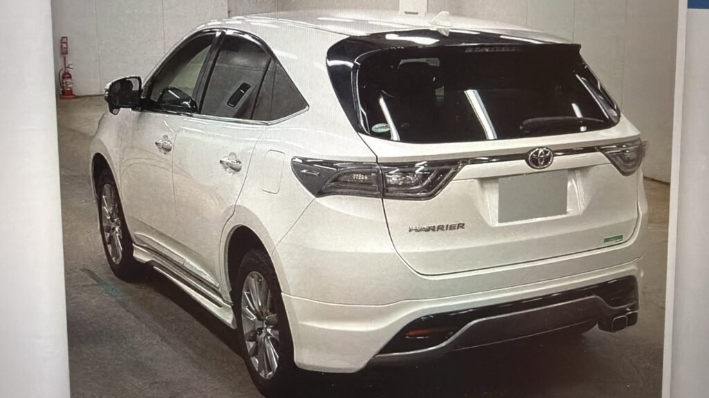 2015 Toyota HARRIER for Sale in Guyana – pearl white – Ref 14271