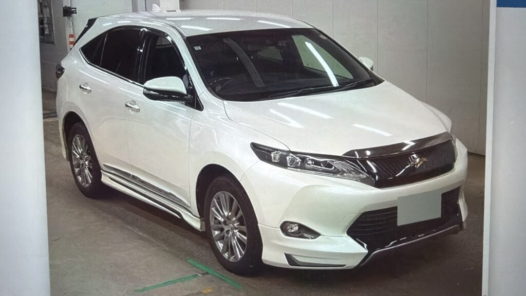 2015 Toyota HARRIER for Sale in Guyana – pearl white – Ref 14271